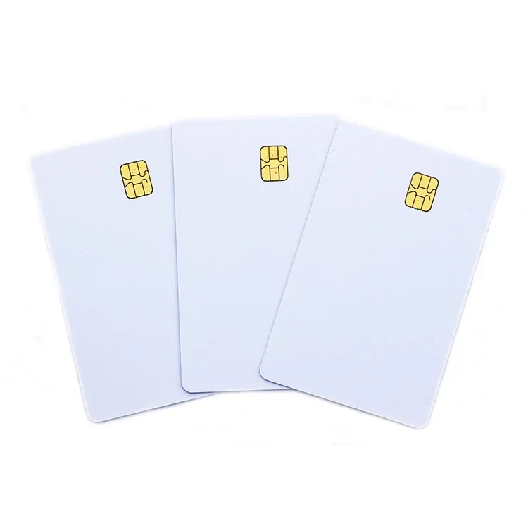 

High Quality SLE4442 Chip White Blank PVC Contact IC Smart Card