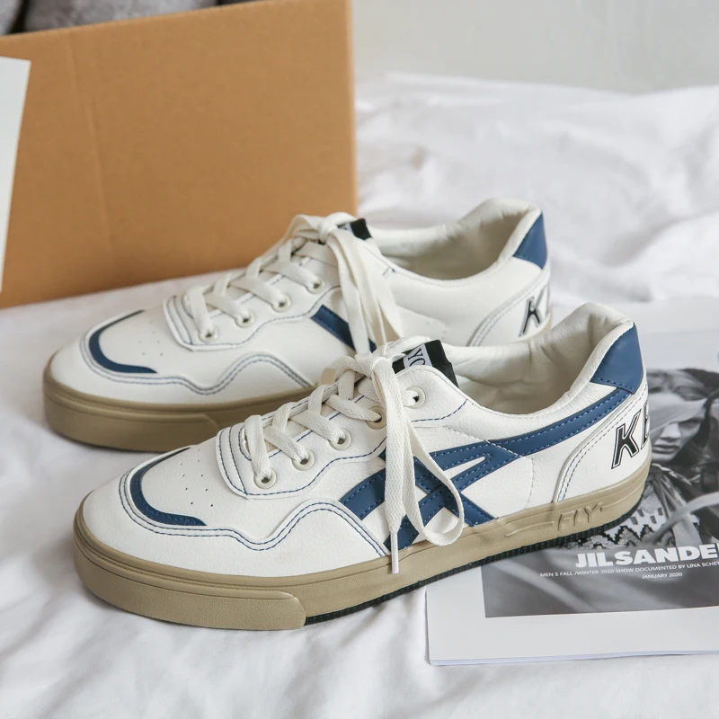 

Модная мужская обувь Кроссовки Мужские маленькие белые туфли Модная обувь Мужские кожаные спортивные повседневные дышащие туфли