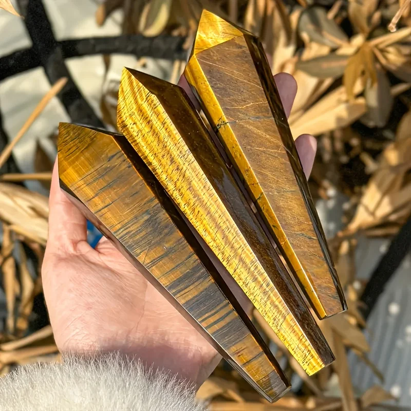 A Single Yellow And Blue Tiger Wand, Ideal for Valentine'S Day, Christmas, Easter, And New Year'S Crystal Presents
