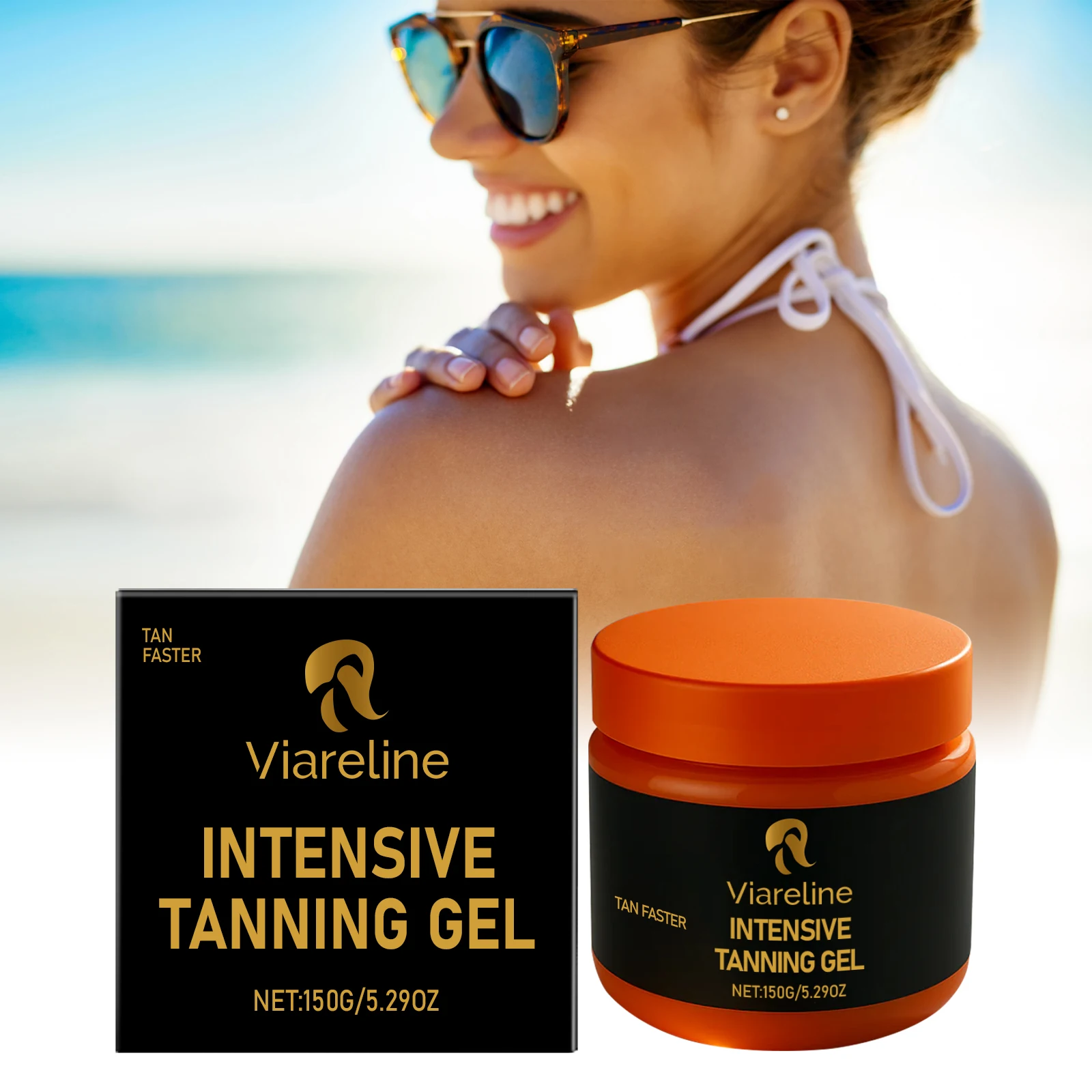 

Tanning Gel Effectively Tannes The Body with Natural Bronze Providing Long-lasting Nourishment Moisturization Brightening 150g