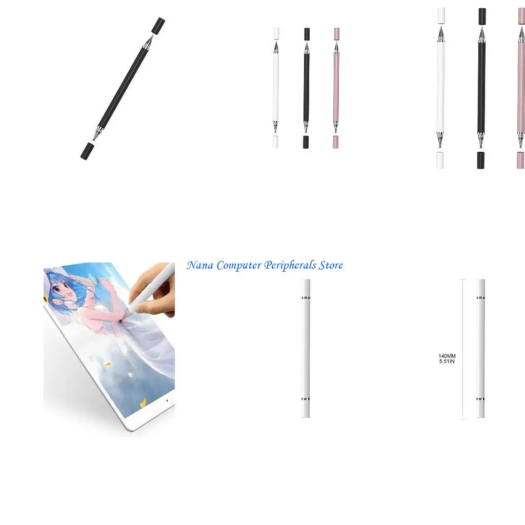 

F68C Universal 2 in 1 Pen Drawing Tablet Capacitive Pen for iOS Android Phones