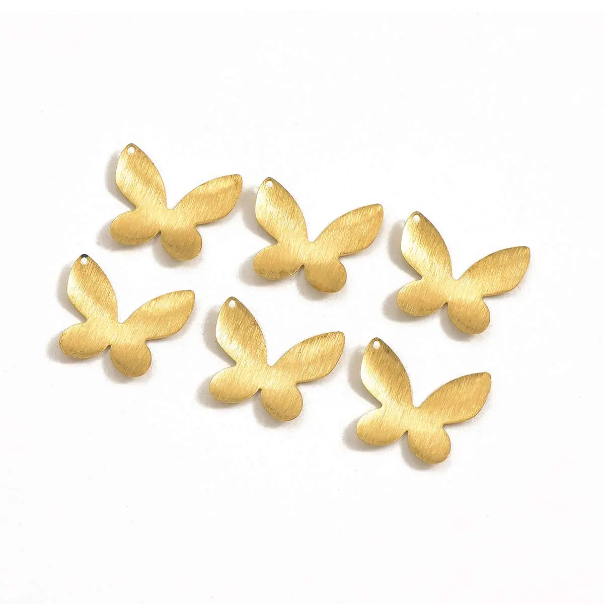 

50PCS Butterfly Charm Pendants Brass Blank 20x24.8mm High Quality DIY Necklace Earrings Making Handicrafts Accessories
