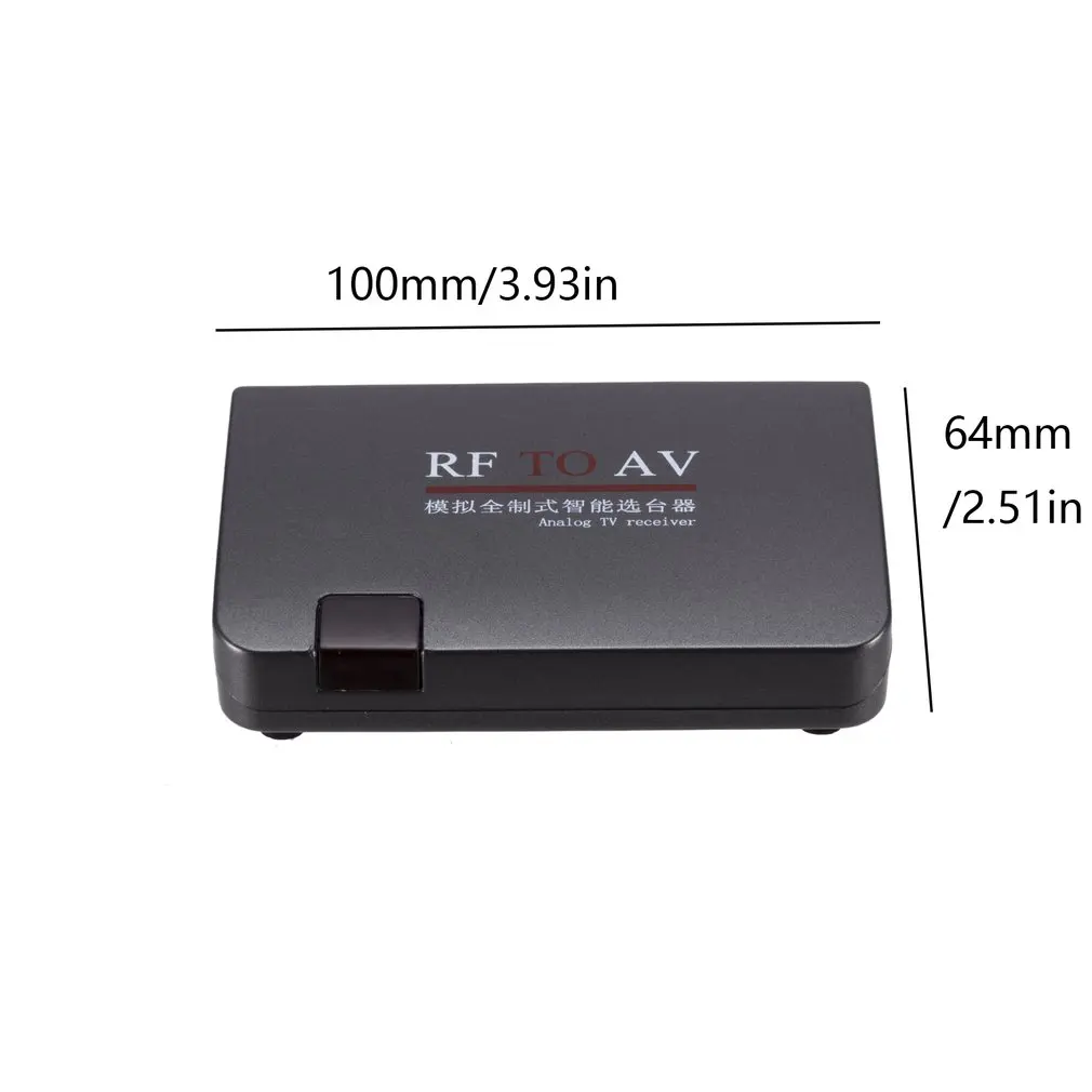 RF TO AV Receiver RF To AV Analog Cable TV Receiver Converter USB With Remote Control For Television