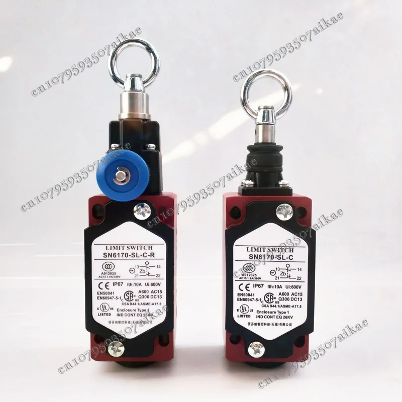 Pull Rope Switch SN2170/SN4170/SN6170-SL-C-R Safety Emergency Stop, Pull Wire Travel Switch