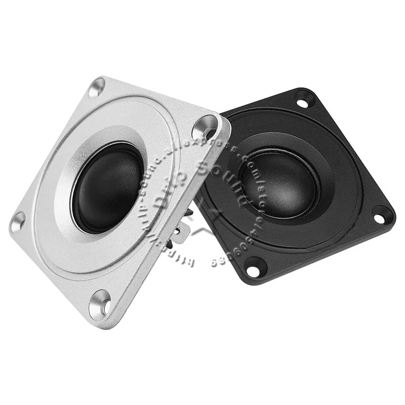 HIFI 실크 필름 트위터 홈 오디오 자동차 수정 트레블 스피커, 스테레오 라우드 스피커 혼, 4 옴 25 코어, 6 옴 20 코어, 2 개