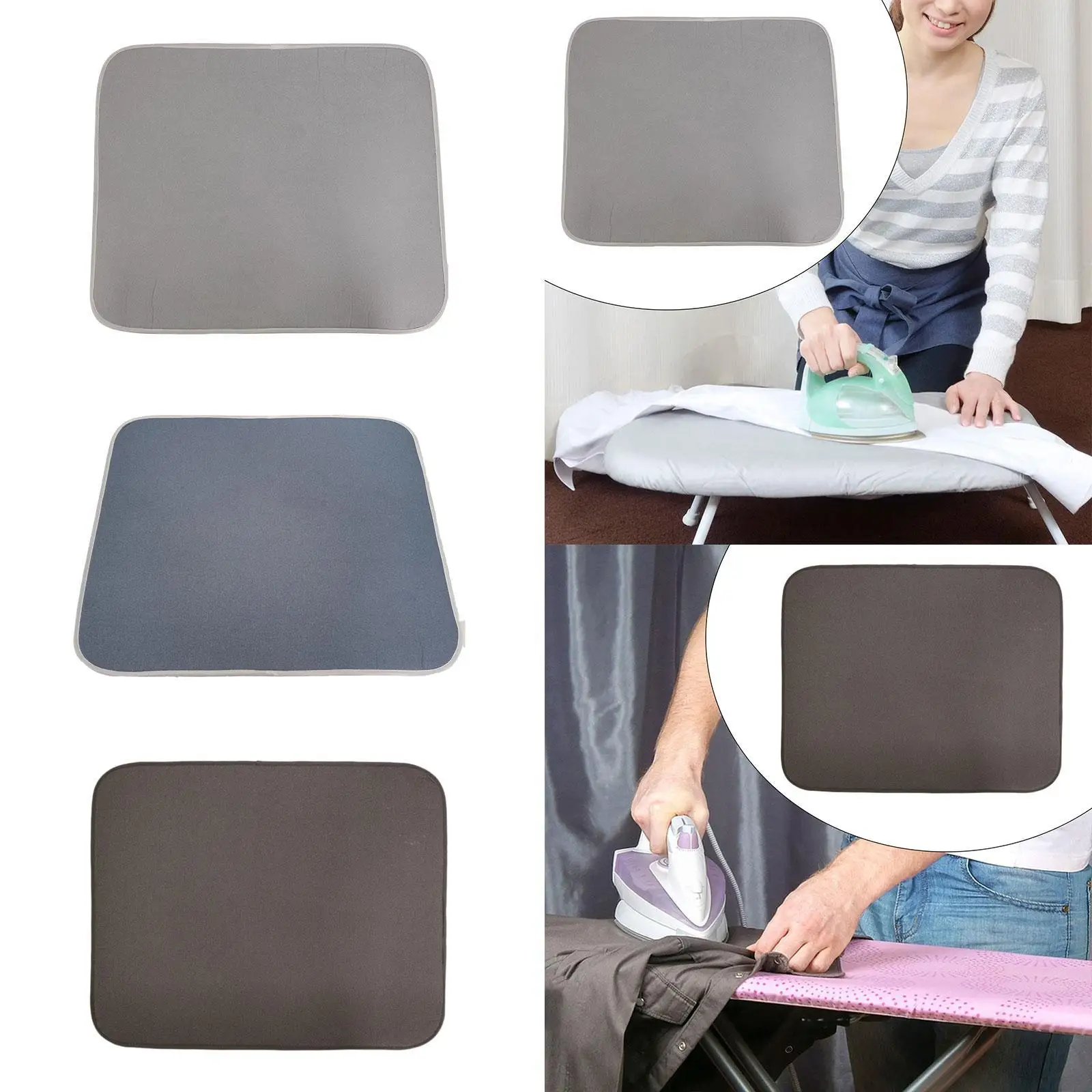 Ironing Board Mat Non Slip Hot Protection Pad for Dorm Sewing Room Travel