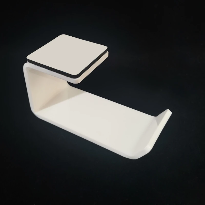 Gancho adhesivo para exhibición auriculares, pegatina acrílica, soporte para auriculares, colgador pared escritorio
