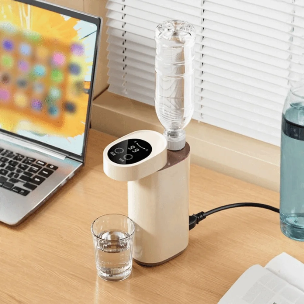 Adjustable Temperature Instant-Heat Water Dispenser Touch Control LED Screen Mini Water Purifier Space-saving Low Noise