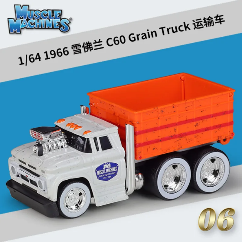 Maisto 1:64 Chevrolet Mack Alloy Muscle Transports Car Model Diecast Metal Toy Oil Tank Truck Vehicles Truck Car Model Kids Gift