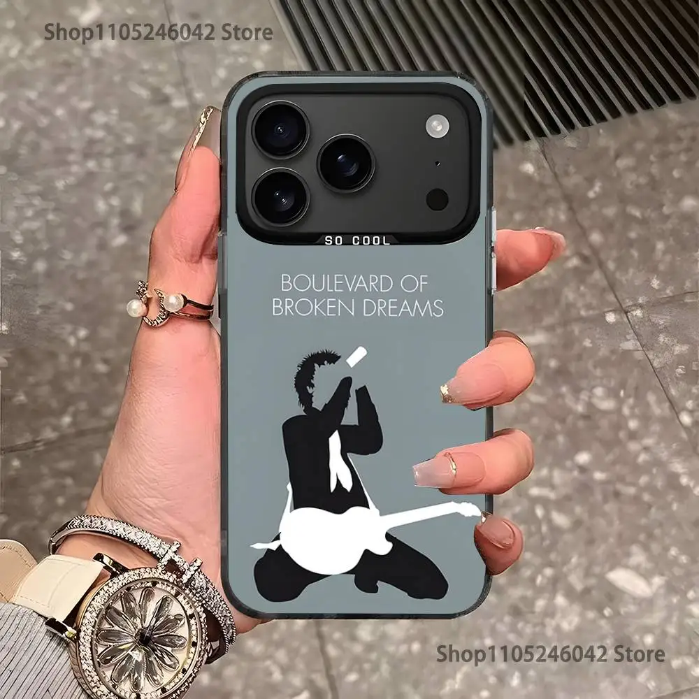 Rock Singer b-ruce Springsteen noir mat antichoc housse de téléphone pour iPhone 17,16,15,14,13,12,11Pro,XS,Max,Plus,Mini,SE4,E