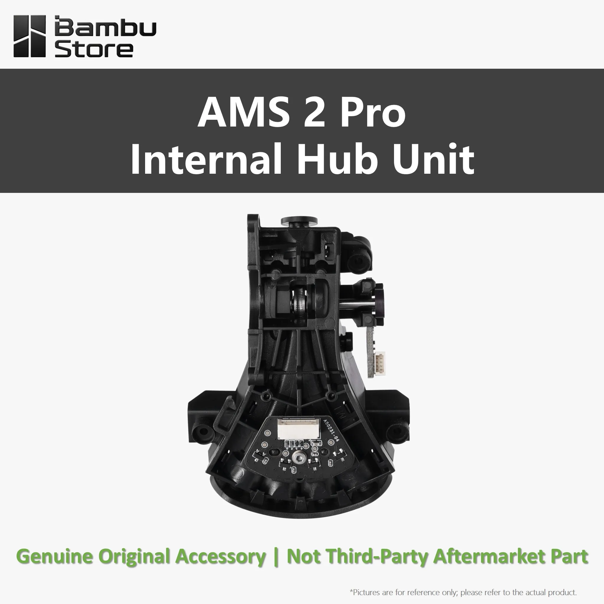 Original Bambu Lab AMS 2 Pro Internal Hub Unit, 4-in-1 Filament Selector & Conveyor with Hall Sensor, AMS 2 Pro 3D Printer Part