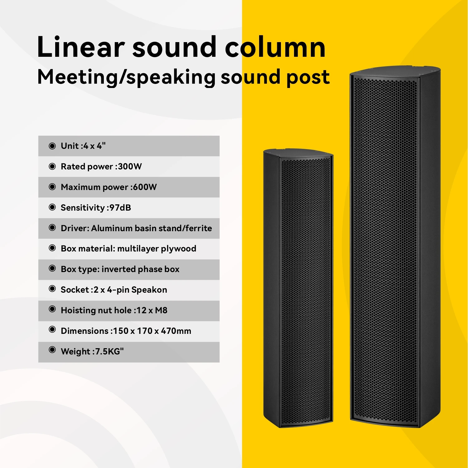 CHORDIO Line Array altavoz sistema de Audio sonido profesional Pa sistema Monitor altavoz sistema de Audio al aire libre sonido Subwoofer