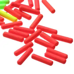50pcs/bag S/M/L Fishing Floats Bobber Floating Foam Oval Indicator Fish Accessories Tackles Red/Green/Yellow Foam Floats