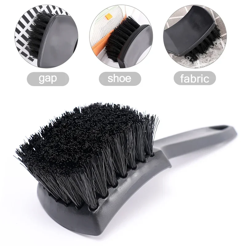 Car Tire Brush Wheel Hub Cleaning Tools Truck Motorcycle Tyre Rim Scrubber Brushes Auto Detailing Washing Brush Accessories