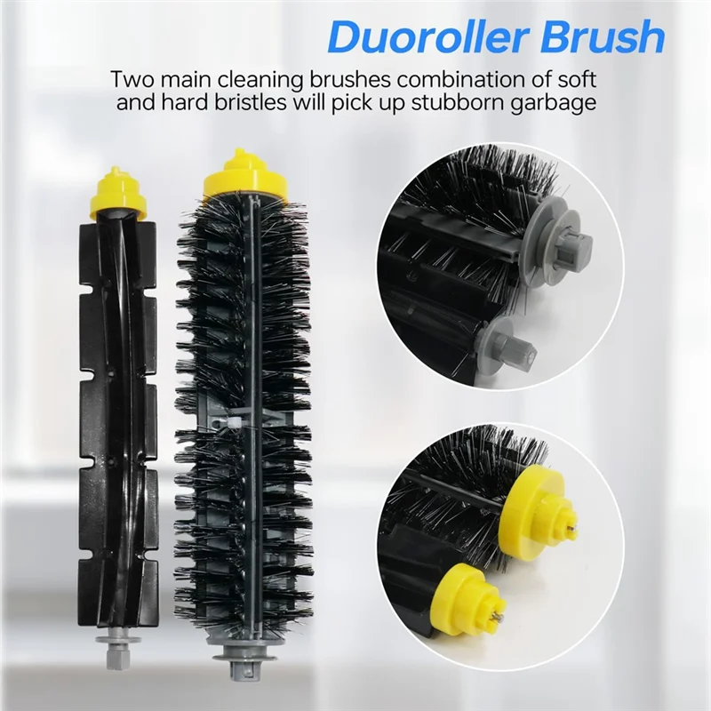 

Комплект аксессуаров A66Z для Irobot Roomba серий 600, 614, 675, 692, 694 и 500 серий 595 585 564 Набор щеточных фильтров