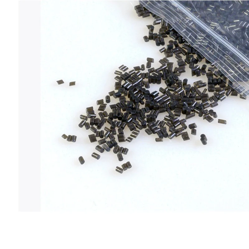 100G Italian Glue Beads Keratin Glue Granules Grains Amber Brown/Black Color For Keratin Hair Extension Hair Adhesive