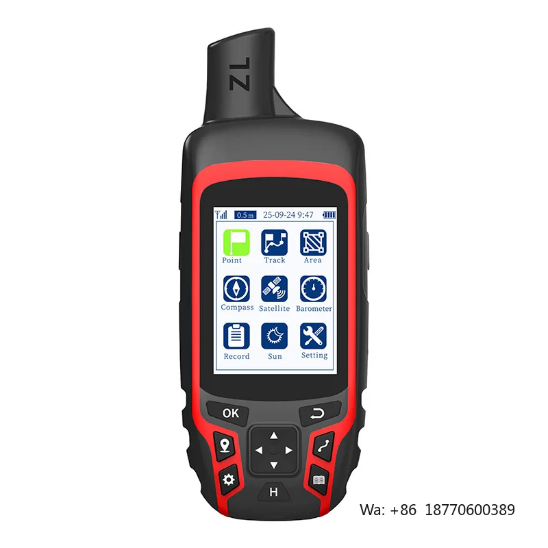 Portable Handheld GPS Navigator Multi Satellite GNSS Device for Land Survey and Field Navigation