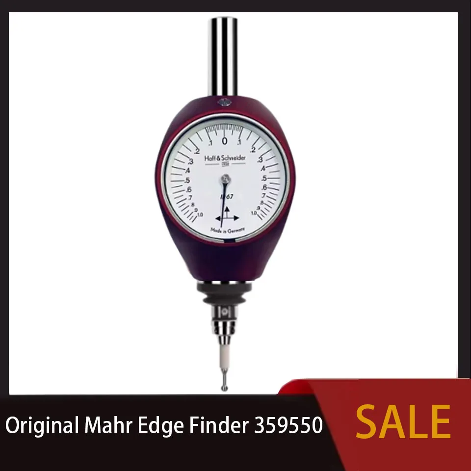 

Original Mahr3D edge finder pointer type 16 handle Mar 359550 red measuring head 3D centering detector