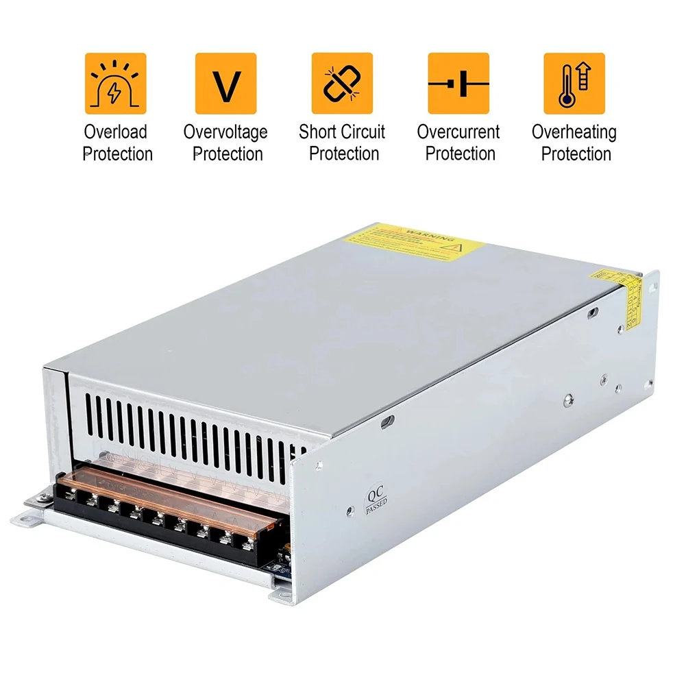 1pc 12V 100A 1200W DC Switching Power Supply Adapter PSU AC-DC 12Volt For Home Appliances Electronic Equipment