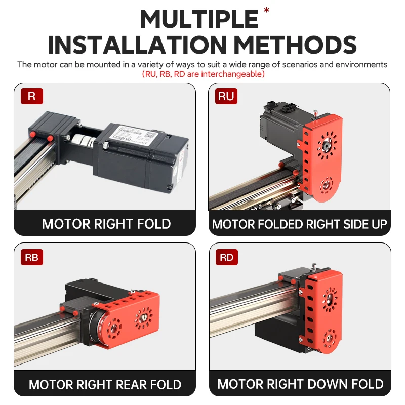 RXP30 Mobile Guide Slide Synchronriemen-Linearmodul Cross Linear Track 3D-Drucker-Sprühmaschine mit Servomotor