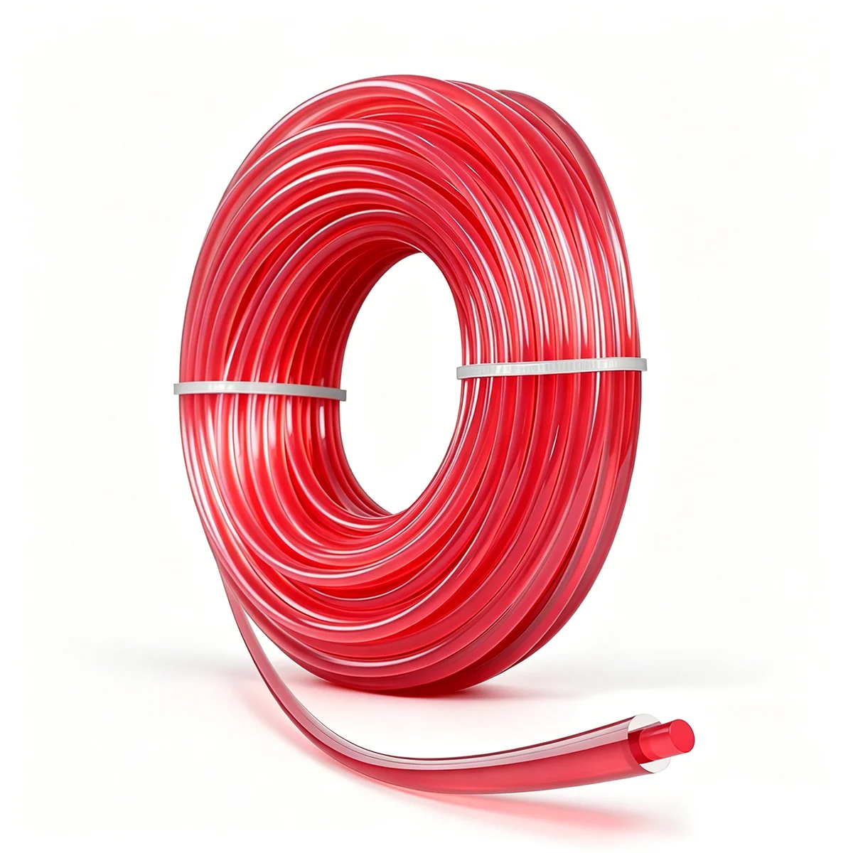 2.4~4.0mm Mowing Nylon Grass Trimmer Rope Brush Cutter Trimmer Line Mowing Wire Lawn Mower Accessory Double-Layer Circular Core