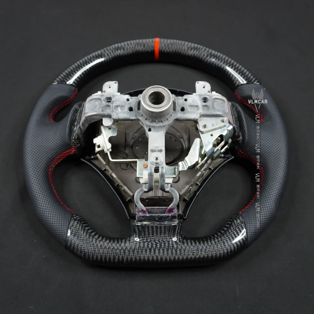 Carbon Fiber Steering Wheel for Lexus GS300 GS450 GS430 2004-2005 GS Alcantara Leather Grip Racing Style Sport Design Direct Fit