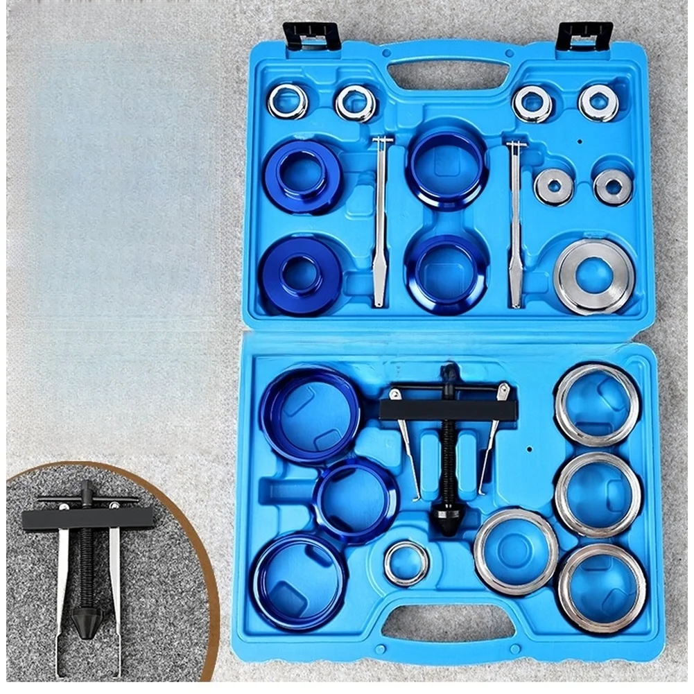 Oil Seal Removal and Installation Tool Set for Camshaft Crankshaft and Balance Shaft with Multiple Cap Adapters