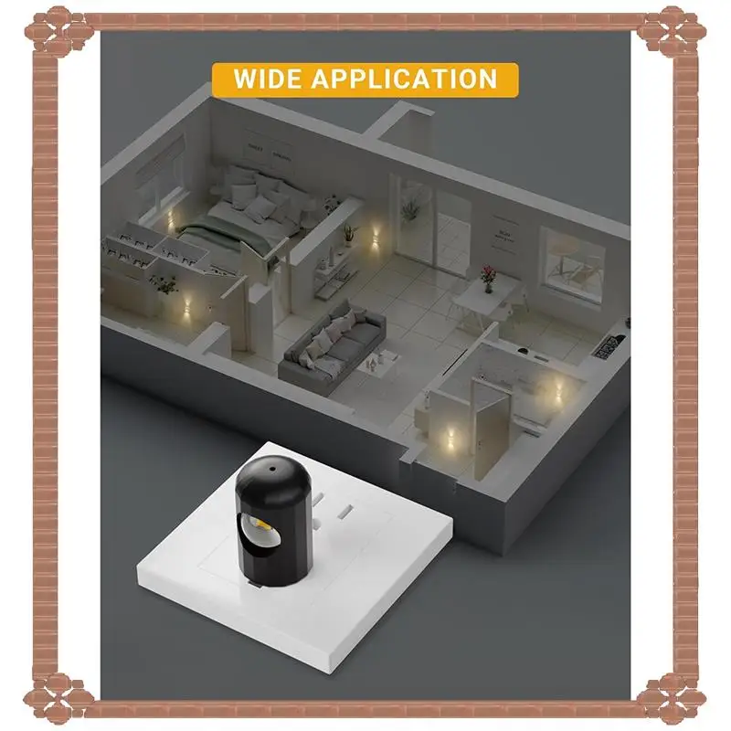 24-Hour Delivery Plug-In LED Wall Outlet Light 6-Pack Dusk-To-Dawn Night Light Ambient Lighting For Bedroom, Hallway