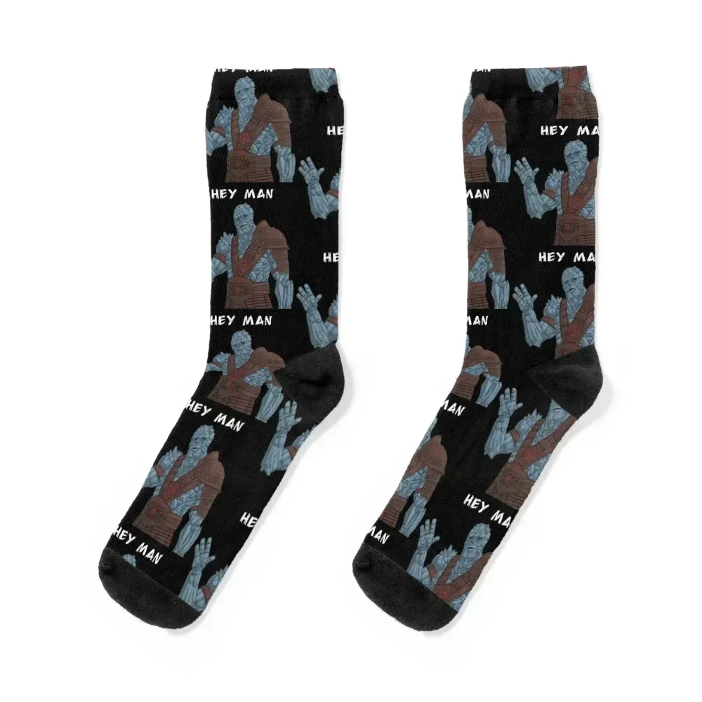 

Korg Hey Man Socks basketball cartoon Crossfit Climbing Women's Socks Men's