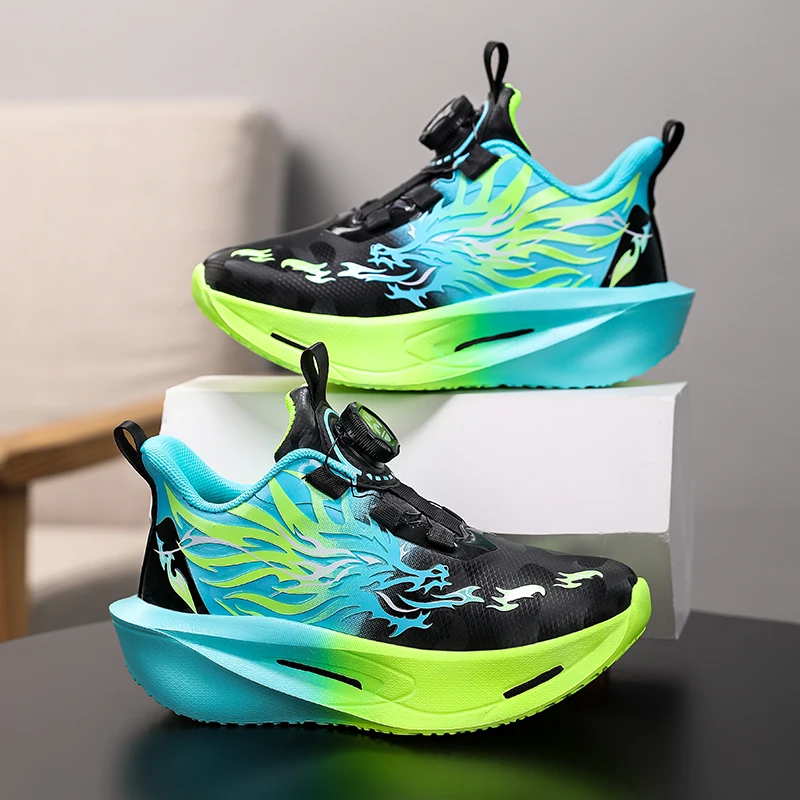 

Спортивная обувь для мальчиков, легкие противоскользящие кроссовки на плоской подошве для школьных соревнований, удобные мягкие кроссовки для фитнеса для девочек для детей