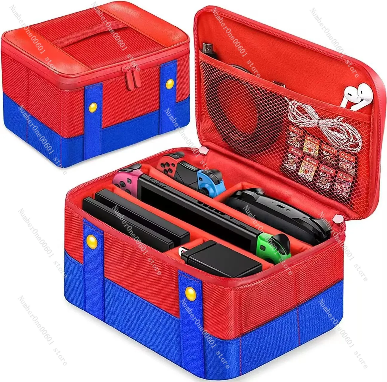 

Storage Bag for Switch Oled Mario Accessories Storage Bag NS Large Capacity Host Bag