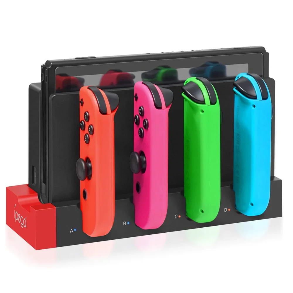 

Для Nintendo Switch Joy Con контроллер Зарядное устройство Док-станция Держатель переключатель NS Joy-Con игровая Поддержка док-станции для зарядки