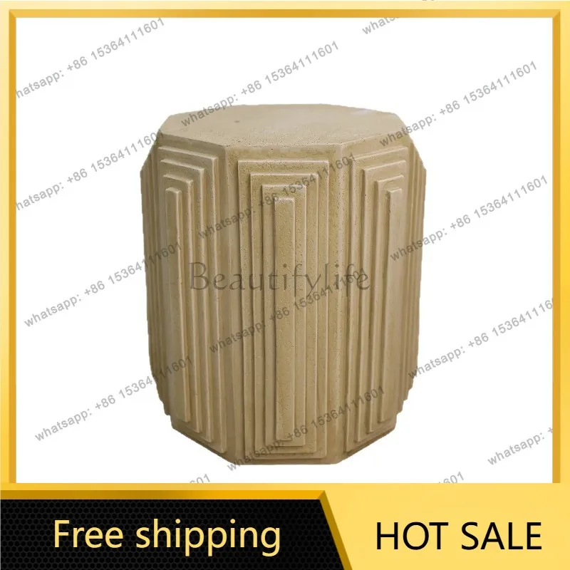 Zj. Modern simple side table corner few ancient style art design bed and breakfast living room
