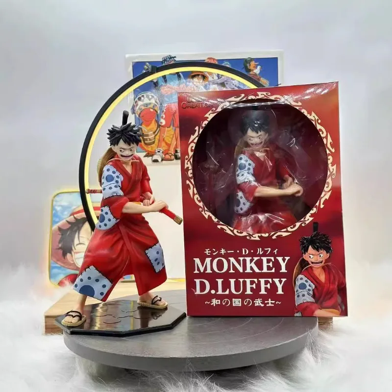 

One Piece P O P Luffy & Zoro Figure Set - 20cm Anime Collectible, Exquisite Boxed Statue, Desktop Decoration