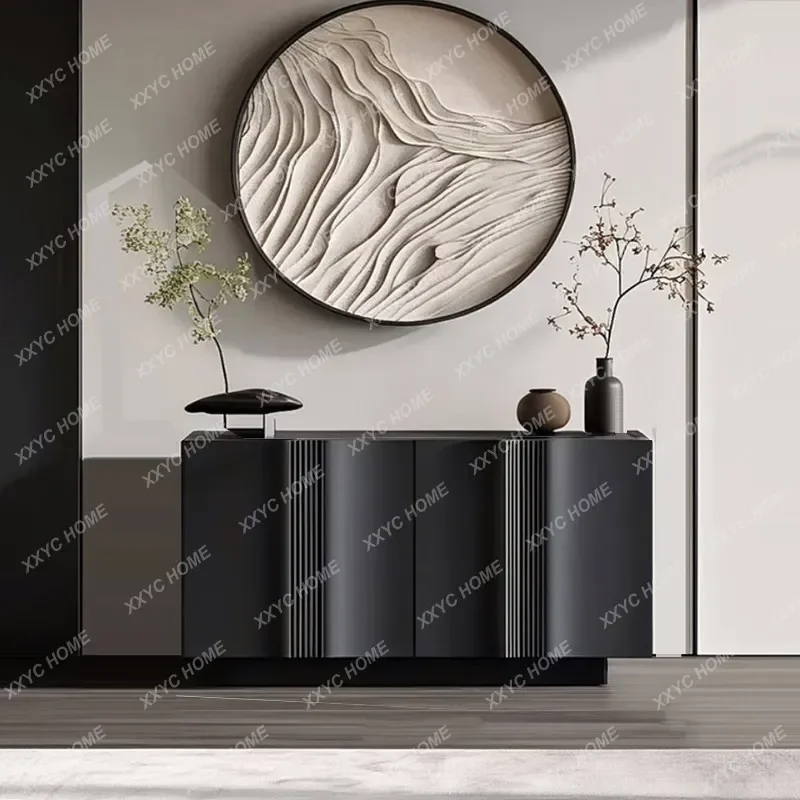 

L Personalized And Creative Dining Side Cabinet Fashion Light Luxury Villa Entrance Cabinet Paint Decorative Side Cabinet