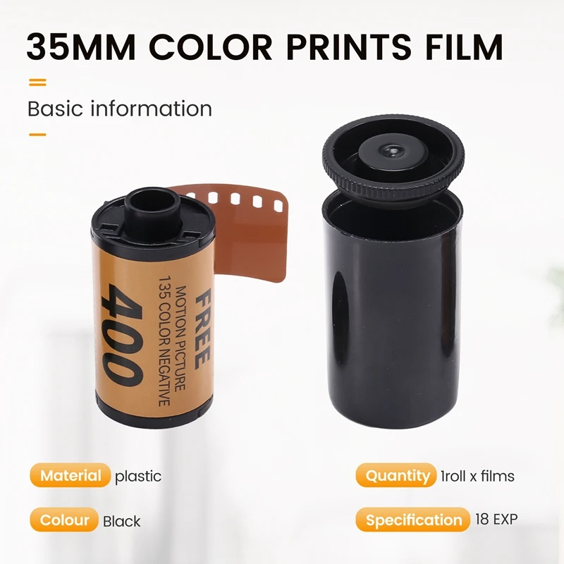 Color Film Camera Color Film 35Mm HD Camera Color ECN 2 Process Colour Print Camera Film 18 EXP For 135 Camera