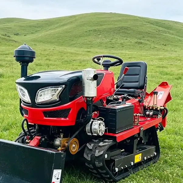 

Customized Long Service Life Crawler Rotary Tiller, Small Micro Tiller & Ride-On Agricultural Plowing Tractor