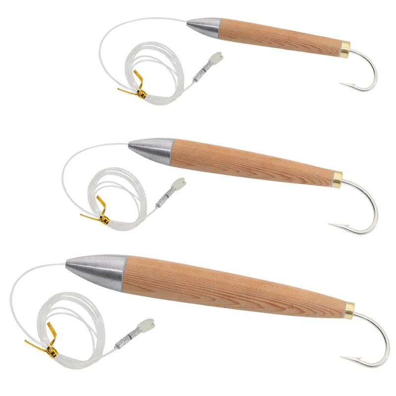 iscas-de-pesca-maritima-110mm-150mm-200mm-material-de-cedro-vermelho-barco-profundo-cabeca-de-chumbo-peixe-de-madeira-com-gancho-de-linha-de-pesca
