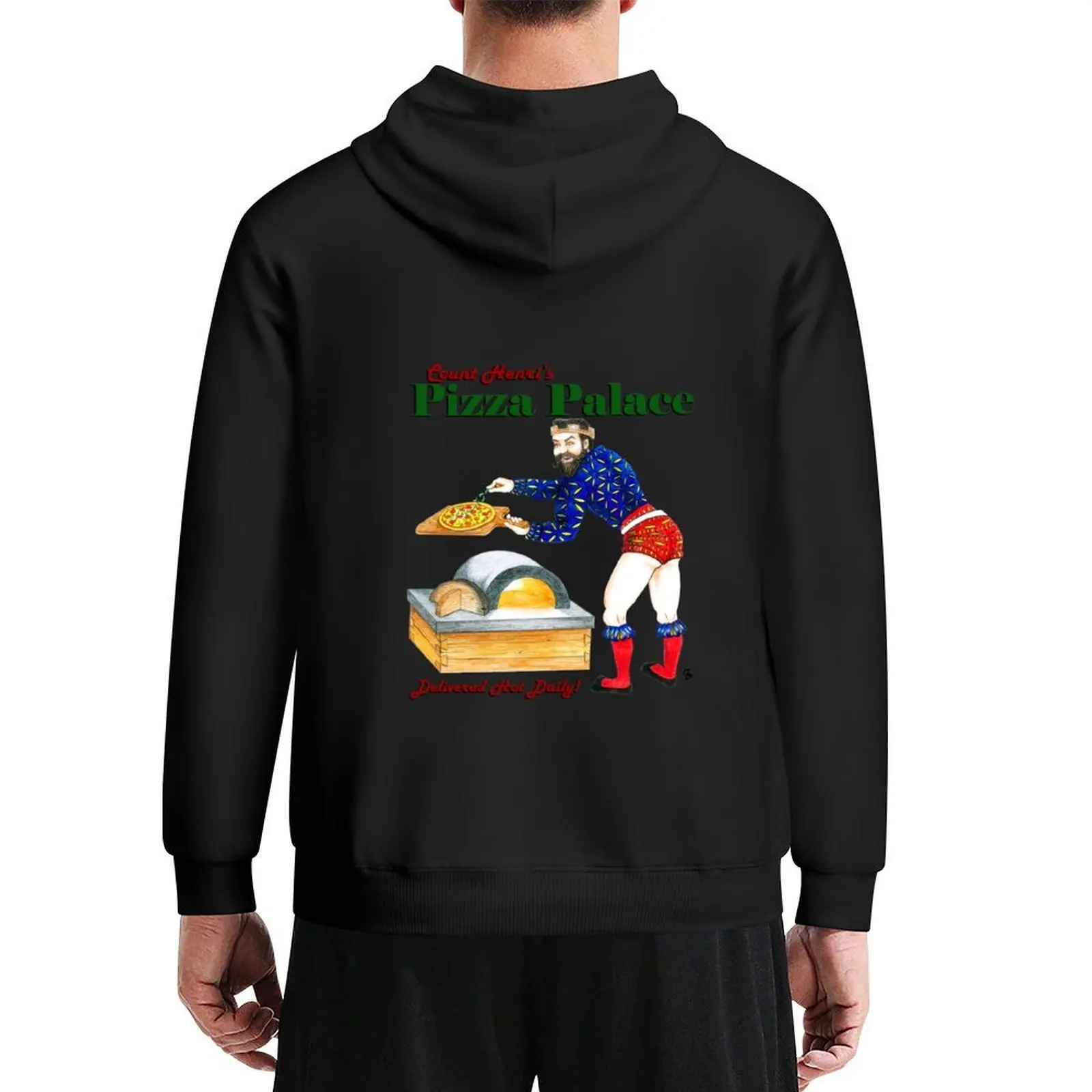 

Count Henri's Pizza Palace! Hoodie men's sweat-shirt set anime clothes korean style clothes autumn jacket men tracksuit men