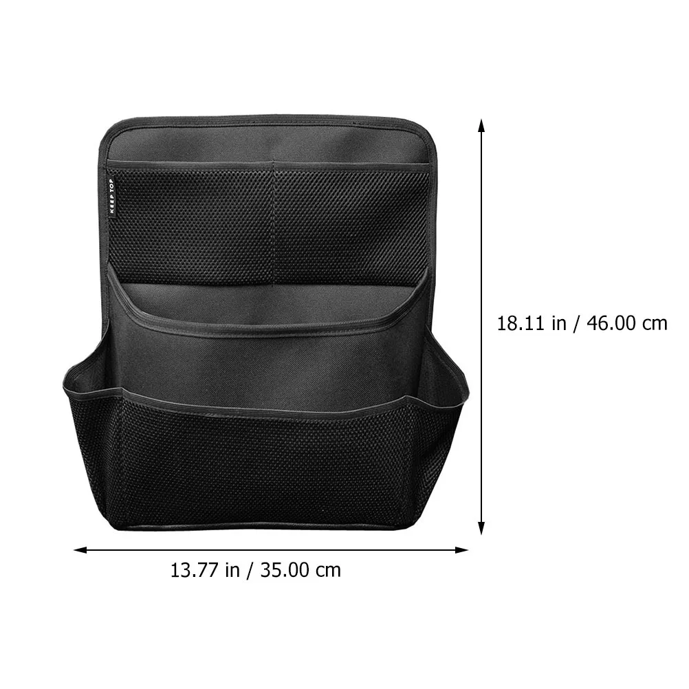 

Auto Backseat Storage Pocket Organizer Premium Material Foldable Multi-Function Car Seat Holder Black Storage Bag for Car Seat