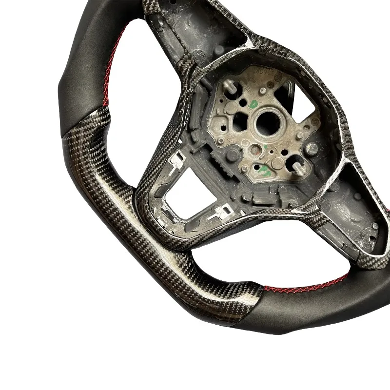 For Golf R 6 7 7.5 8 MK8 8R Gti Gtd Customized Regular Factory Direct Price Carbon Fiber Steering Wheel