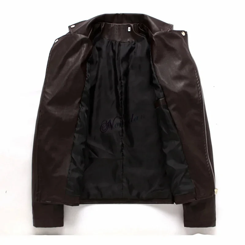 

¿2026 The Walking Dead Negan Cosplay Jacket PU Leather Coat Halloween Costume Unisex Adult¿*&