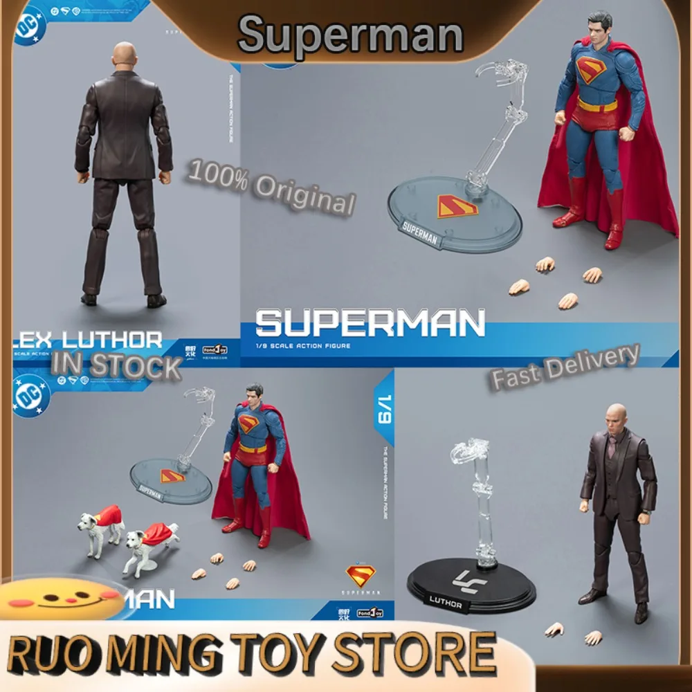 

Original Fondjoy 1/9 David Corenswet Superman Action Figure Model Superman FigureJoint Movable PVC Kid Toy Boy Surprise Gift