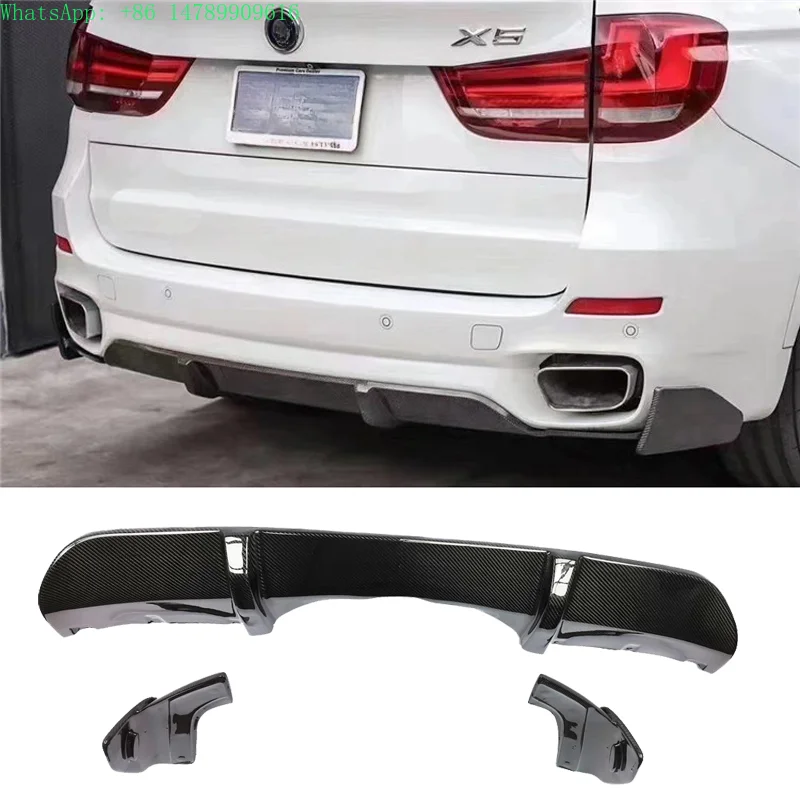 Full Custom Build With Old-to-new Body Kit ConversionMP Style Carbon Fiber X5 F15 Rear Diffuser Bumper Lip For The New X5 F15 M