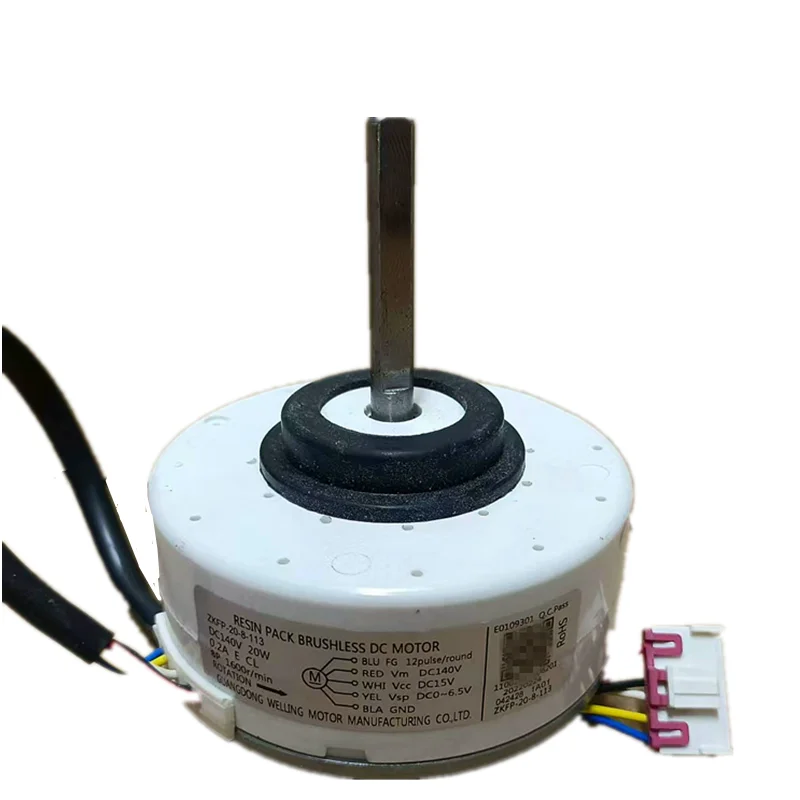 

New For Air Conditioner Fan Motor ZKFP-20-8-113 DC140V 20W 1600r/min Conditioning Parts