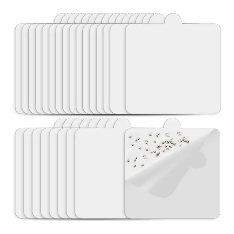 

KYCOR - Сменные клеевые ловушки для мух и насекомых Terro T230 T231, 30 шт., 6 дюймов, клейкие подложки, совместимые с ловушками