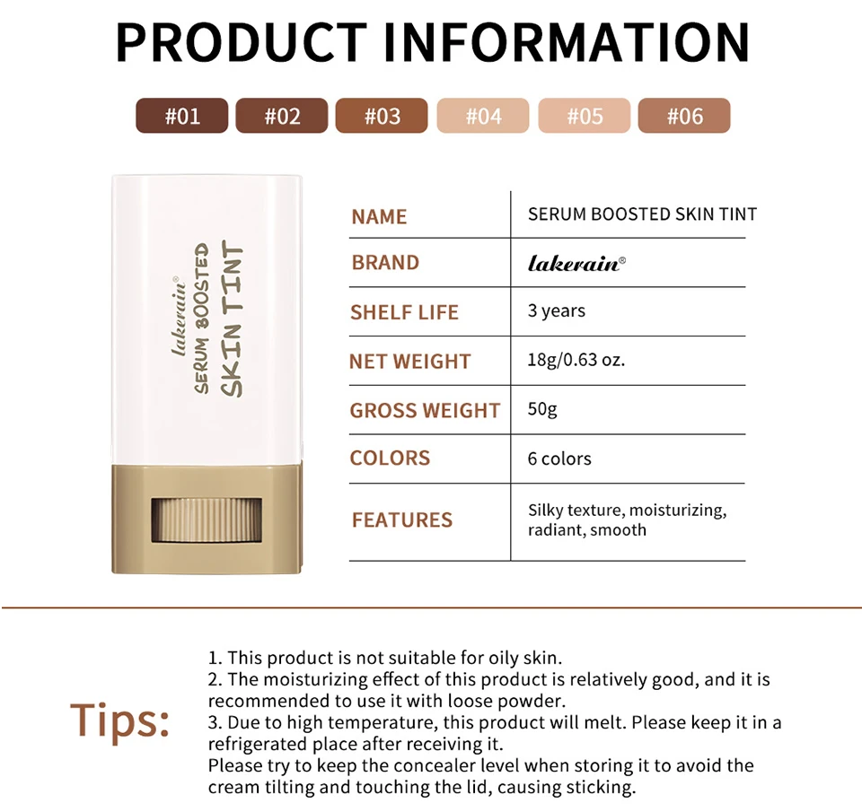 Tinted Moisturizer Balm Foundation Stick Lightweight Hydrating Sheer Coverage Natural Radiant Glow Portable Daily Face Makeup Cosmetic S51cce629a7fa41f2be52ef4897e1da473