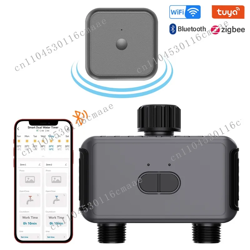 WiFi Smart Sprinkler Timer Programmable Garden Irrigation Timer Rain Delay/Child Lock/Manual/Automatic Irrigation System