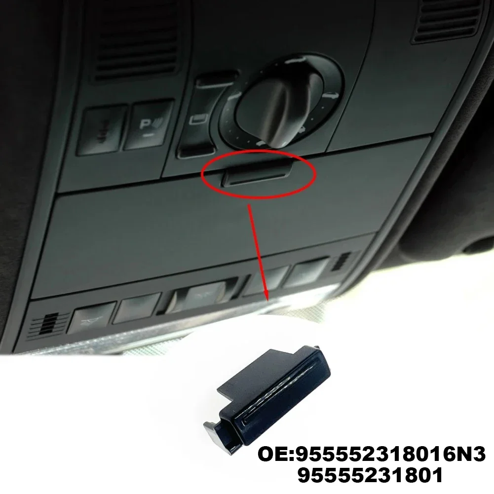 Ersatz-Brillenetui-Schalterknopfteil 95555231801 für Porsche Cayenne 2003-2010 OEM-kompatibles Innenraumzubehör