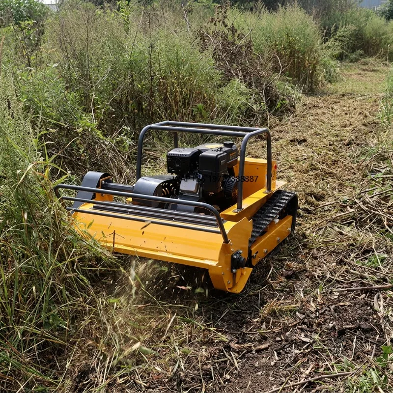 Factory Price 800mm Height Adjustable Remote Control Lawn Flail Mowers for Orchard Maintenance